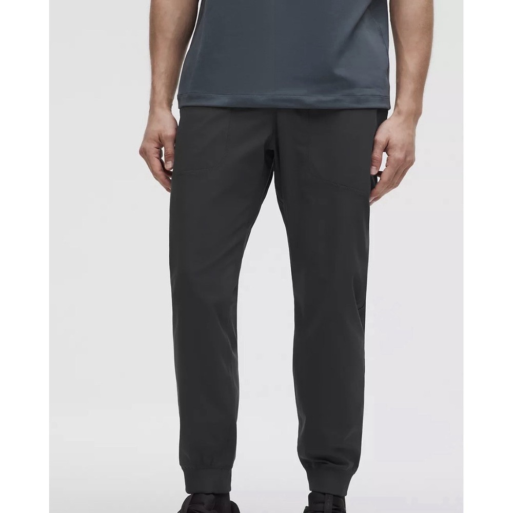 Lululemon ABC Warpstreme Jogger Men S Gray Stretch Drawstring 28in Inseam